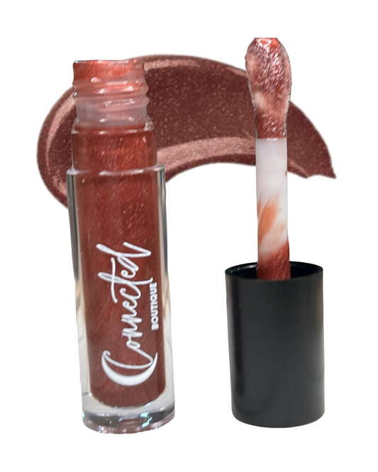 Brownie - Reddish Brown Lip Gloss – Warm Natural Finish