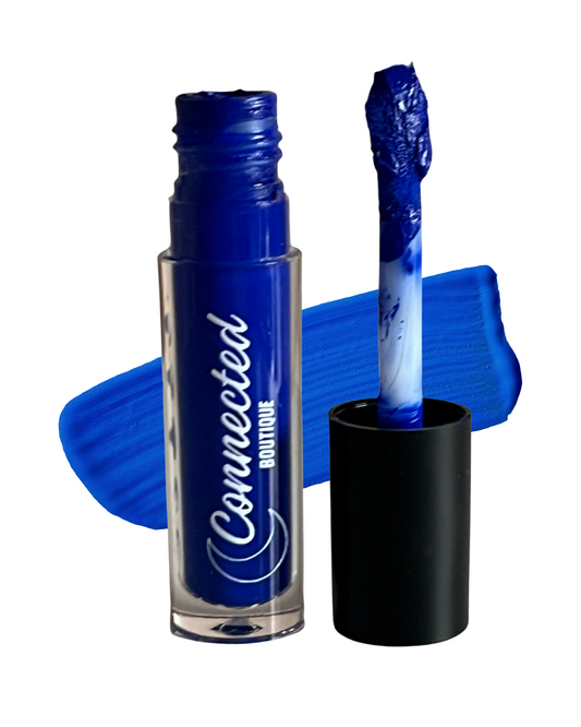 Vue- Matte Blue Bold Longwear Liquid Lipstick – Transfer‑Proof Matte