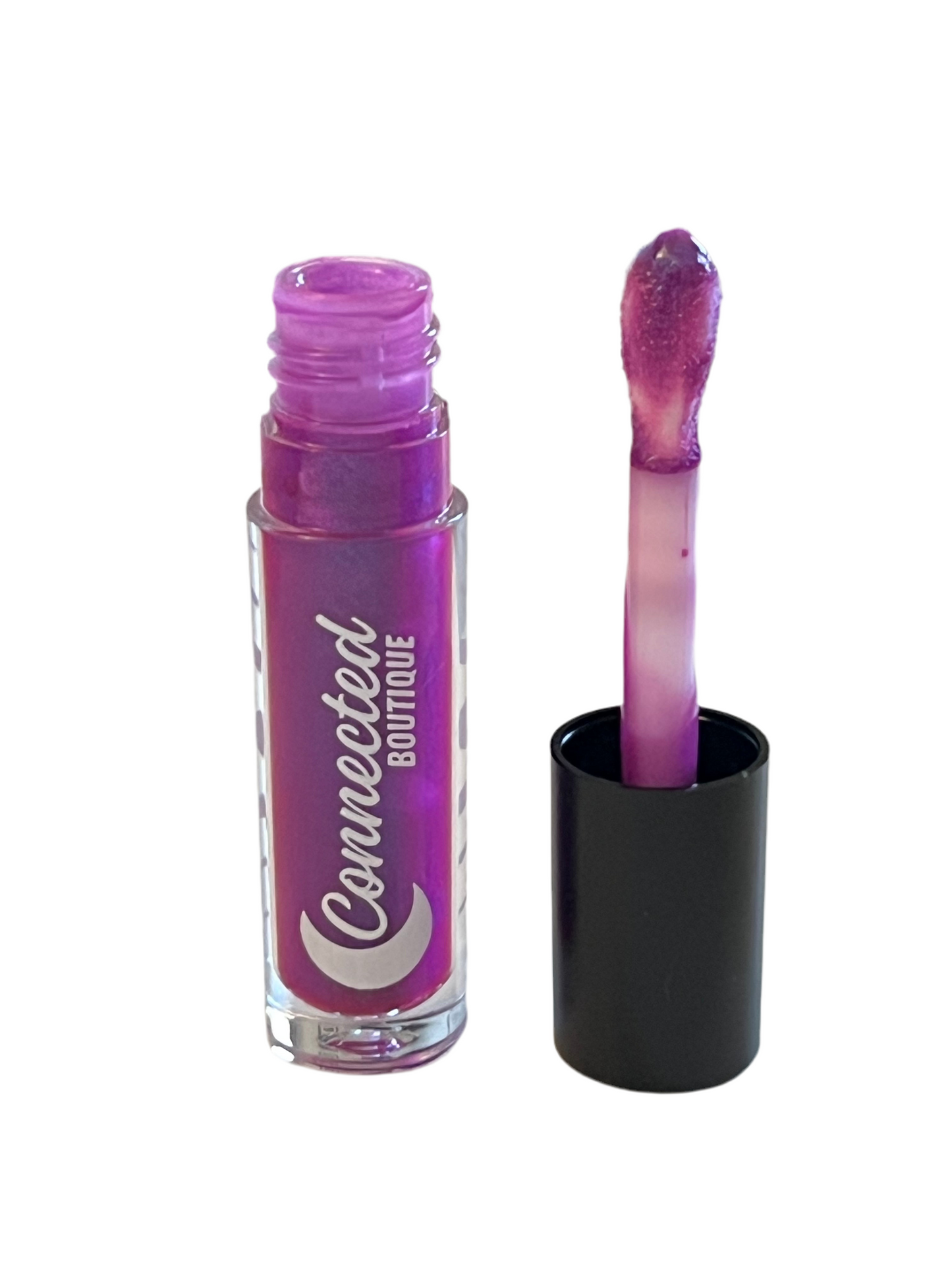 Stargazer -Duochrome Purple‑Pink Shift Lip Gloss with Vanilla Scent