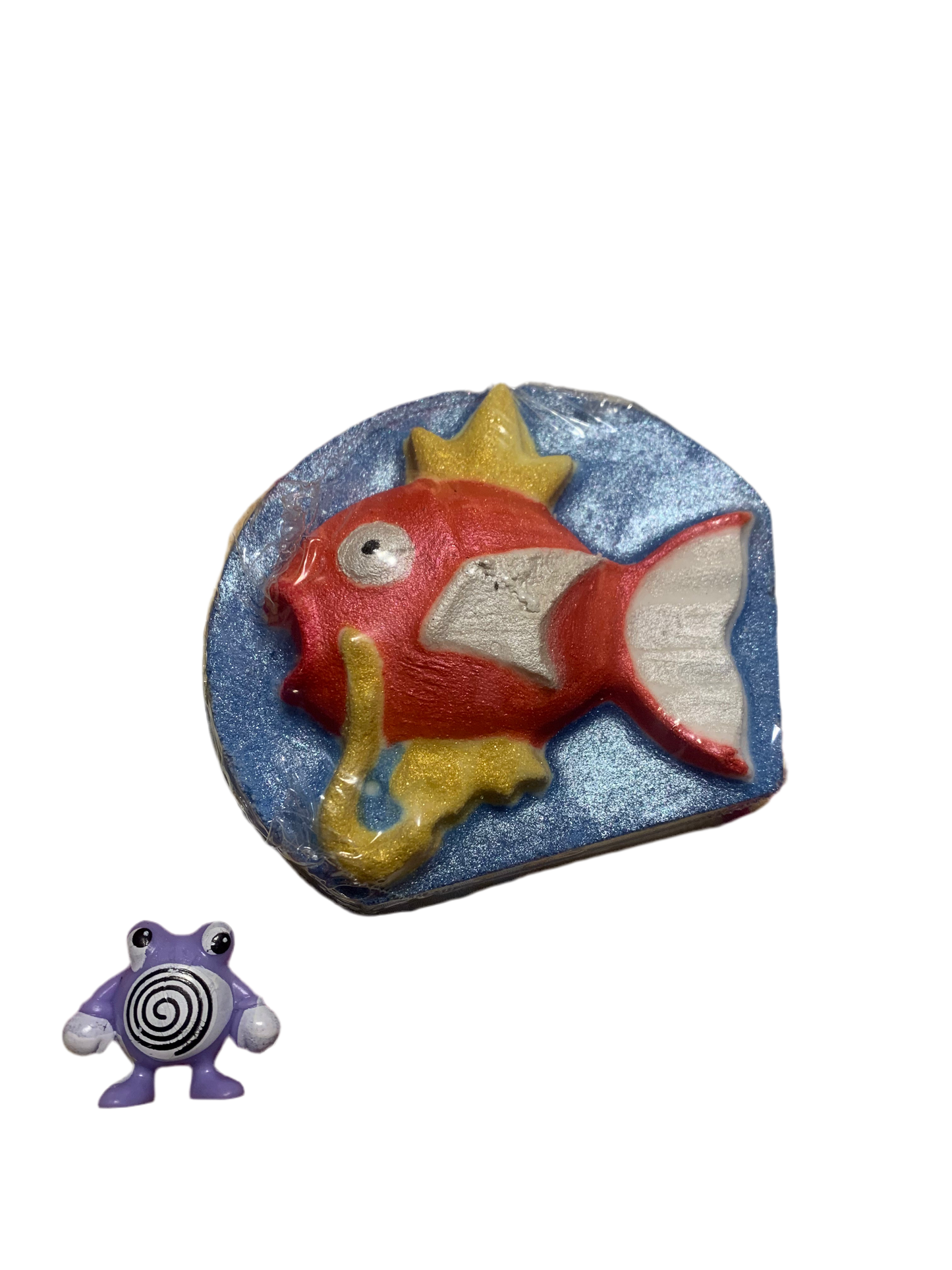 Magical Carp Fish Anime Gaming Fighter Character with surprise toy