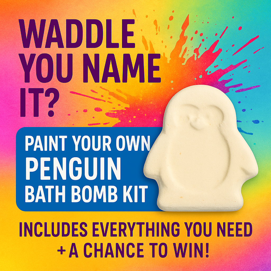 Paint Your Own Penguin Kit(FREE with $25 Purchase)
(Limited Edition – Includes Entry to Win a Prize!)
