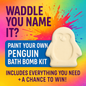 Paint Your Own Penguin Kit(FREE with $25 Purchase)
(Limited Edition – Includes Entry to Win a Prize!)
