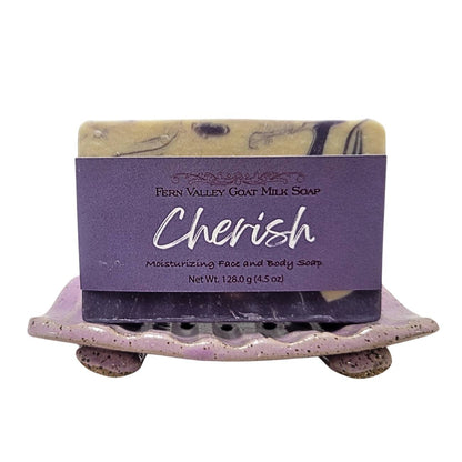 Natural Goat Milk Soap | Cherish - Delightful Sheer Floral Scent