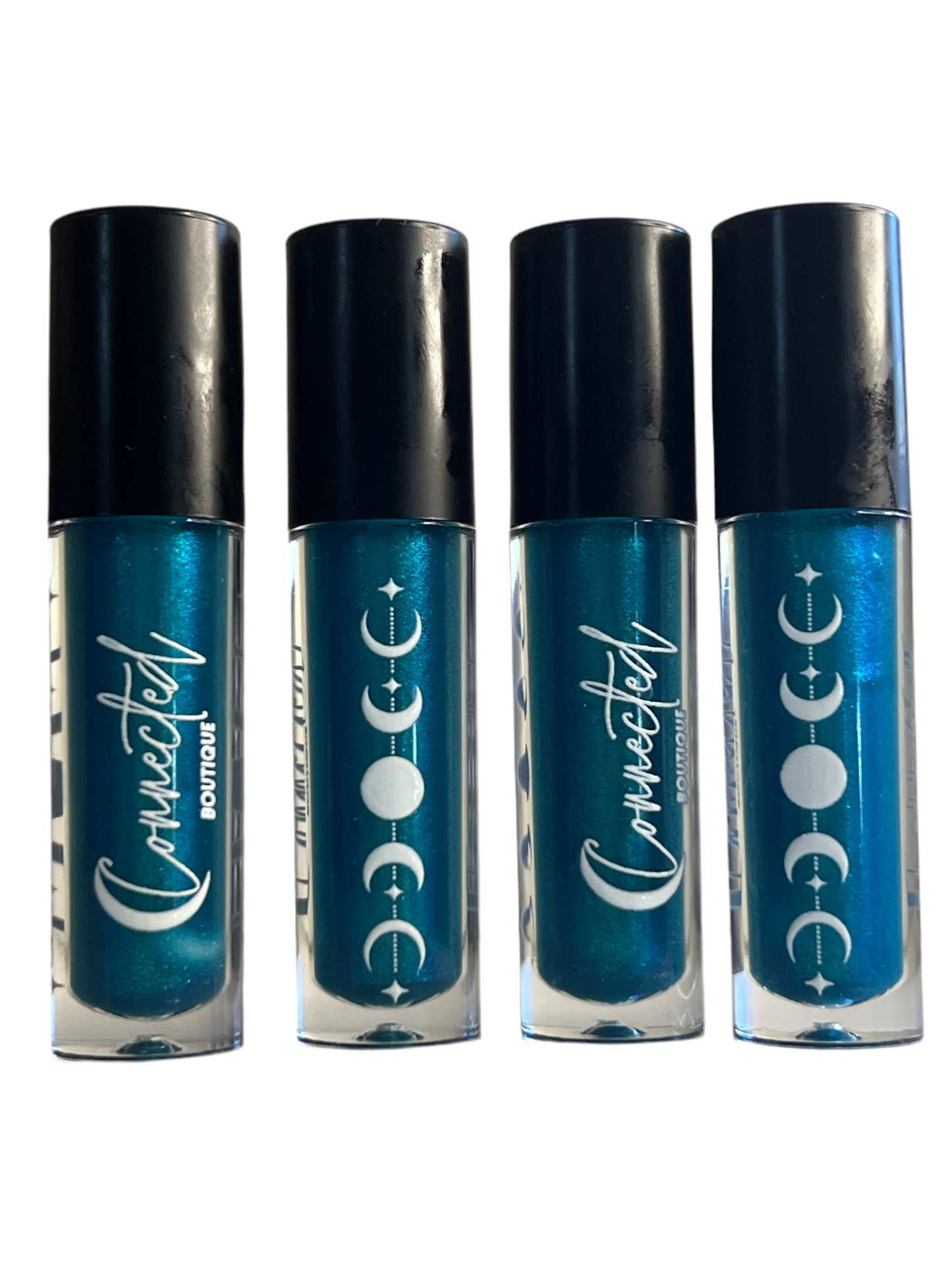 80s- Turquoise Duochrome Lip Gloss – Vanilla‑Scented Cool Shine