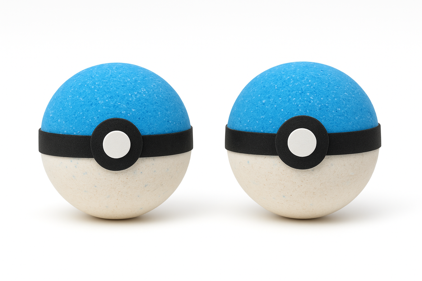 Pokéball Bath Bomb with blind surprise figure toy