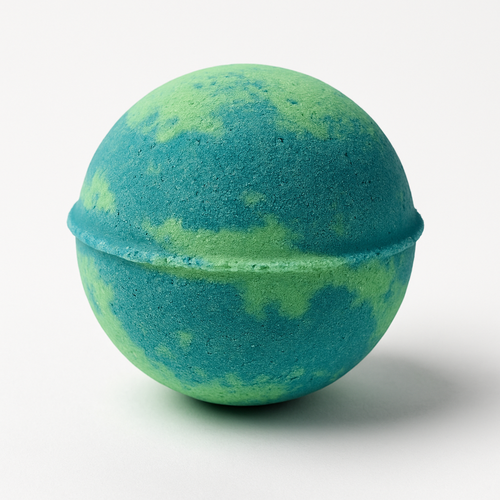 “Blazin’ Blueberry”  Marijuanna Scented High-Drating Bath Bomb