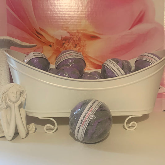 Lavender, Frankincense & Charcoal Bath Bomb