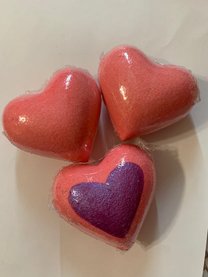 “Love Potion” Sinking Hearts Bath Bomb