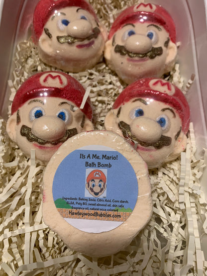 Mario Bros. Character Bath Bombs