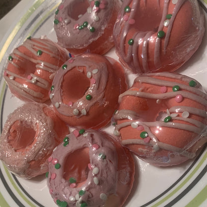 Strawberry Apple Donut Bath Bomb