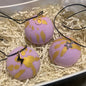 Golden Grape Bath Bomb with Charm Necklace