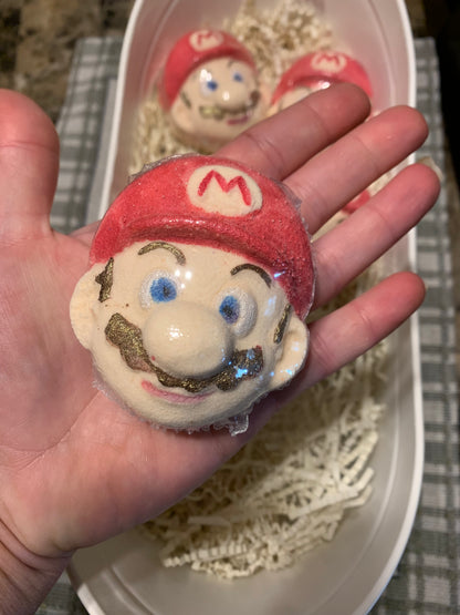 Mario Bros. Character Bath Bombs