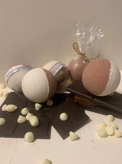 Chocolate & Vanilla Bath Bombs